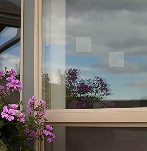 WindowAlert Classic Square Anti-Collision Decal - UV-Reflective Window Decal to Protect Wild Birds from Glass Collisions - Made in The USA — view 3