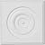 Ekena Millwork PB05X05X01TR 5 3/4-Inch W x 5 3/4-Inch H x 1 1/8-Inch P Traditional Bullseye Plinth Block