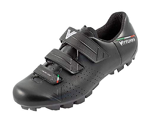 Vittoria Rapide MTB Cycling Shoes (Black, EU 38)