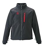 Striker Men's Climate G2 Lightweight Windproof Water-Resistant Breathable Outdoor Ice Fishing Softshell Jacket, Black, Large