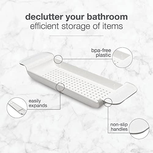 Madesmart 95-79015-06 Expandable Bath Tray For Bathtubs thumb #2