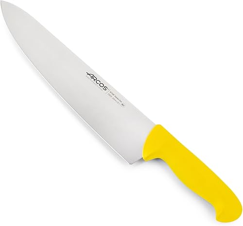 Miniatura 14 de Arcos Cuchillo de chef de acero inoxidable de 10 pulgadas. Cuchillo de cocina profesional multiusos para cortar y limpiar verduras. Mango ergonómico