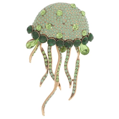 Broche méduse scintillante pour sublimer votre robe de soirée de mariage