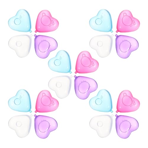 Molde reutilizable de hielo en forma de corazón TIDTALEO 20 piezas miniatura 1