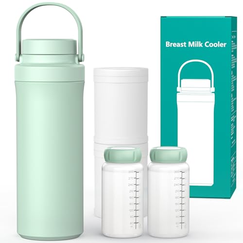 Xaproo 22oz Portable Breast Milk Cooler for Outdoor, 360° Cooling...