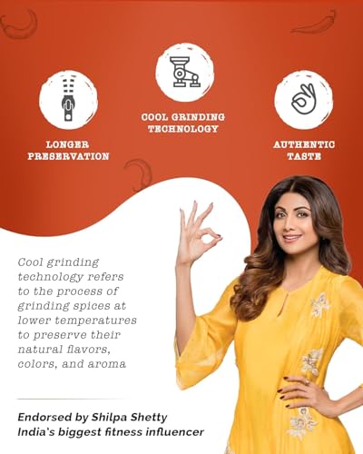 Image of Zoff Kashmiri Red Chilli Powder - Sun-Dried Kashmiri mirch powder, and Cool Ground for a Pure, Flavorful Experience in Every Dish - kashmiri lal mirch powder 300g
