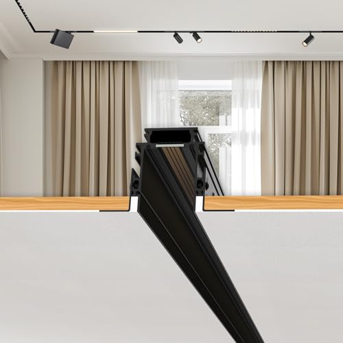 magnetic track light for metal shelves