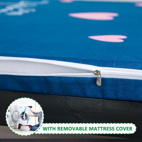 Surmatelas lit simple 80x190cm idéal pour optimiser le confort d'un studio
