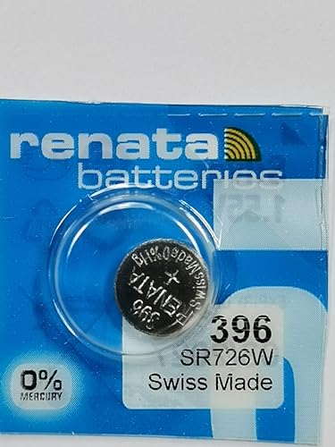 iChoose Limited 396 (SR726W) Pila de Botón/Óxido de Plata 1.55V / para Los Relojes, Linternas, Llaves del Coche, Calculadoras, Cámaras, etc