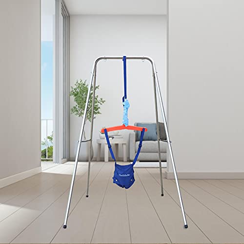 Baby Door Jumper - Exercitador de Jumper Dobrável Ajustável com Conjunto de Cadeira de Segurança Exe