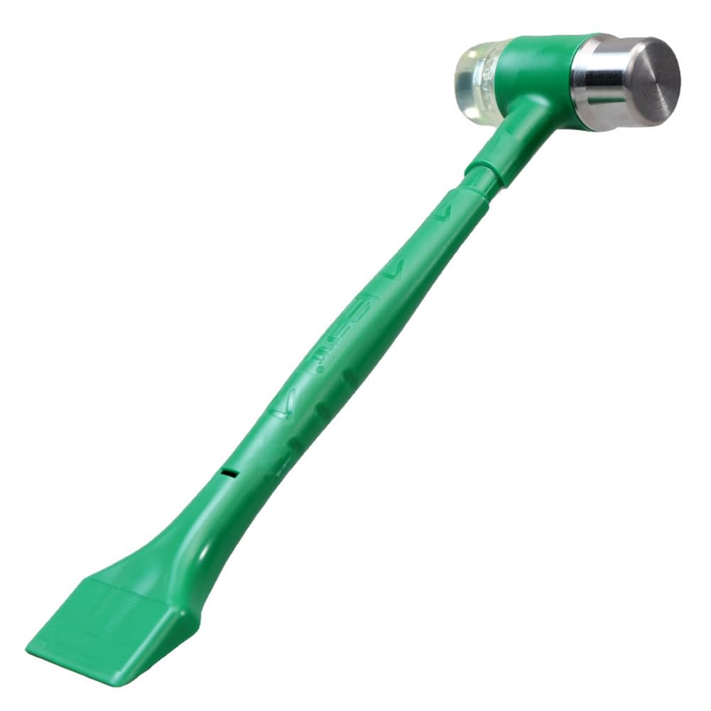 Jnchdghwa As Shown Multi-Purpose Rubber Hammer For Door And Window Installation, Woodworking Tool With Plastic Shovel