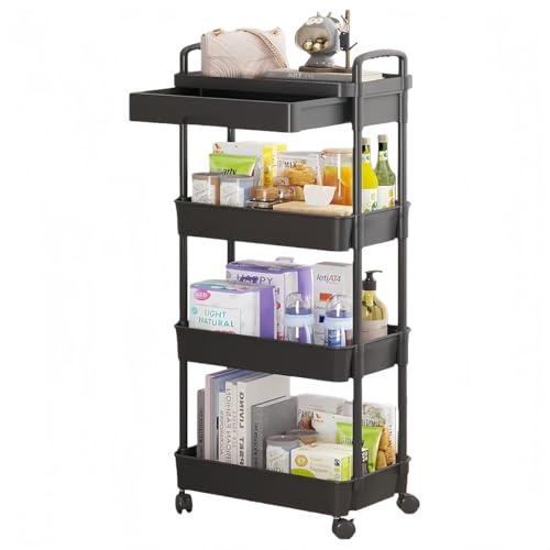 ALIVTAII�L�b�`���J�[�g 3�i ���[���b�N �L���X�^�[�t�� ��e�ʁb�����o���t�� �ȒP�g�� ���^���� �z���C�g �I�t�B�X ���r���O ���ړI (4�K����+�����o���t��,�u���b�N)