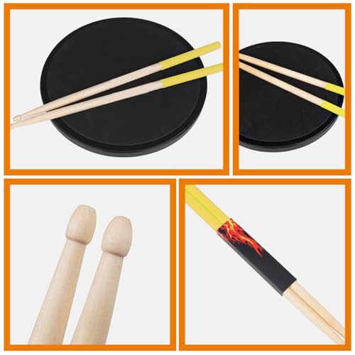 Baquetas para batería de madera de arce BESPORTBLE miniatura 4