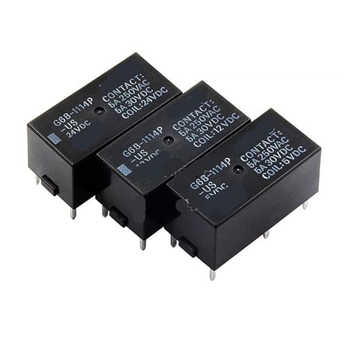Relé G6B-1114P-US 24VDC de 5A para solucionar fallos de encendido en sistemas eléctricos