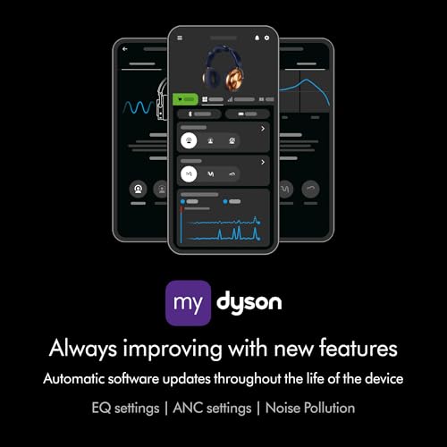 Dyson OnTrac™ Over Ear Wireless Headphones - Active Noise Cancelling, Up to 55 Hours Battery Life(2), Customizable, Transparency Mode - CNC Aluminum by Dyson - Image 9