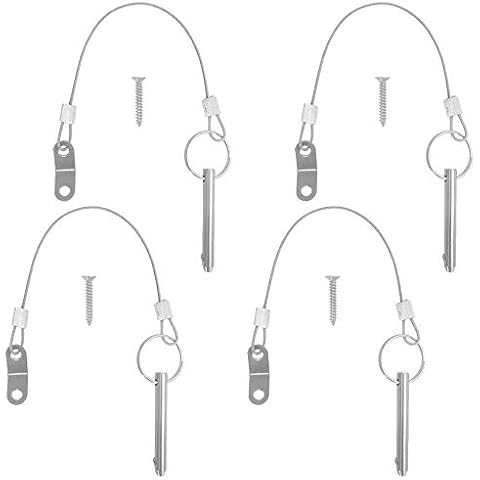 DanziX Paquete de 4 Pines de liberación rápida para Bimini Cover