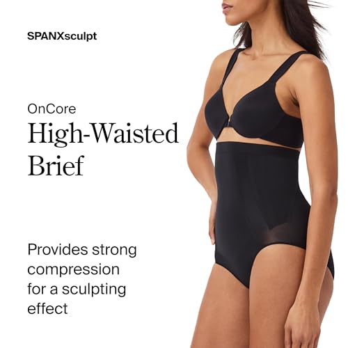 Image of SPANX SPANXsculpt OnCore High-Waisted Brief - Powerful Sculpting Body Shaper - Level 4 Sculpting - Comfy Shapewear