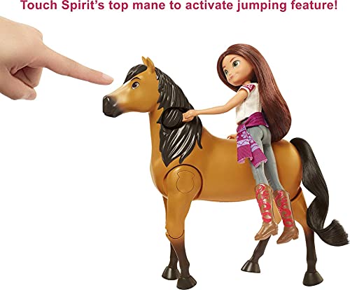 Muñeca Lucky y figura caballo Spirit juego Mattel miniatura 4