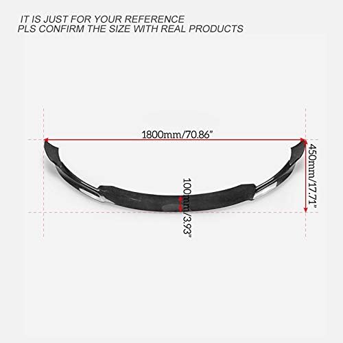 for Tesla Model 3 EPA Type Dry Carbon Front Bumper Lip Splitter Kits