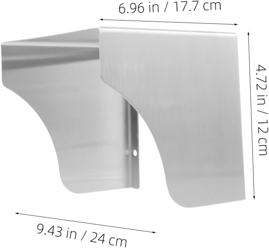 Splash Box Rainproof Doorbell Covers Doorbell Protector Keypad Cover Outdoor Door Lock Ring Weather Stainless Steel Silver