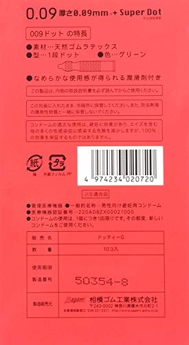 コンドーム セット サガミ 0.09 ドット 10個入り + オリジナルケース 付き 3枚目