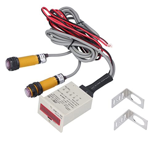 LED Electronic Counter, 1-999999 Digital Counter Totalizer Inductive Digital Display Panel Install Counting Tool for Chemical Textile Machinery(AC380V)