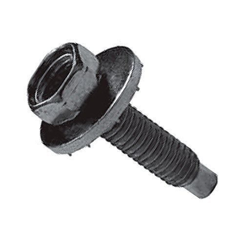 Image of BoltmanShop 5 /16 inch-18 x 1-1 /4 inch Hex Head Sems Body Bolts with Dog Point -for Ford (50pkg)