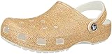 Crocs Unisex Classic Clog Holzschuh, Orange Sorbet Glitter,39-40EU