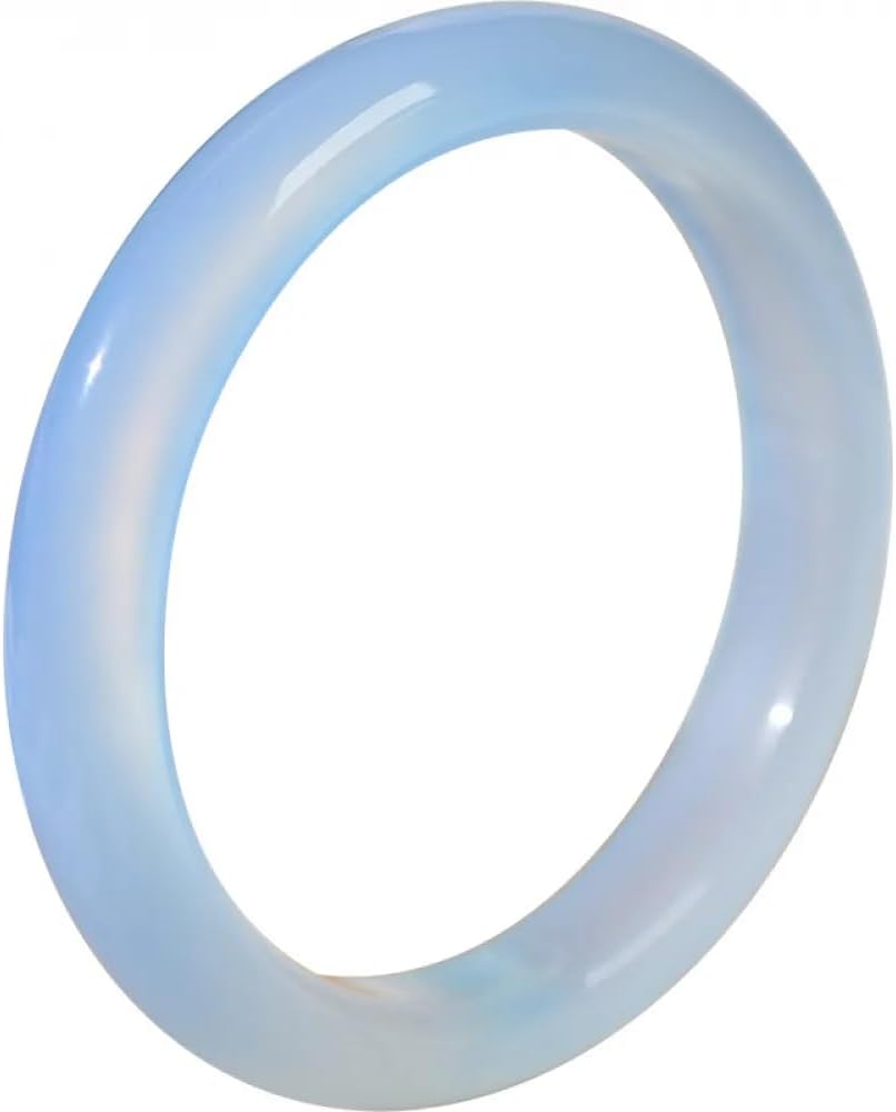 Natural Green Jade Bangle Bracelets for Women Handmade Bracelets - Healing Protection Good Luck Bracelet Bangles with Jewelry Box (56-62mm)