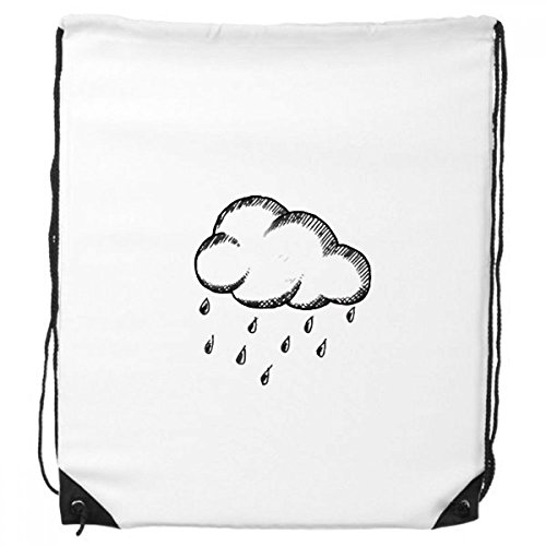 Dello Zaino Drawstring Shopping Bags Sport Regalo Tempo piovoso a Mano Modello Dipinto