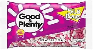 GOOD & PLENTY Licorice Flavored Candy, Fat Free, 80 oz Bulk Bag