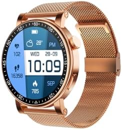 LinkTech LT Watch S91 Metal Kordonlu Premium Akıllı Saat Gold-Altın - Görsel 1