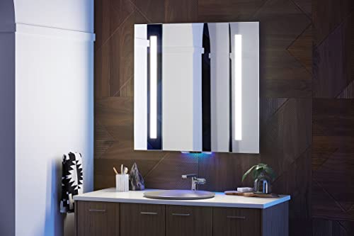 Verdera 34 in. x 33 in. Verdera Voice with Amazon Alexa Lighted Mirror