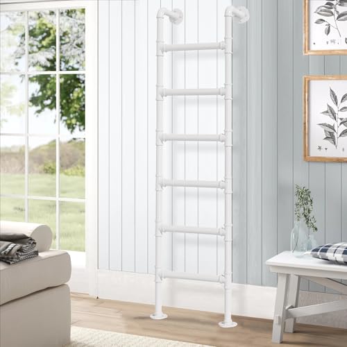 BYFSRUS Emergency Fire Escape Ladder for Loft Bed 47 Inch Wrought Iron Climbing Ladder Home Safety Tool for Basement Attic Caravan Travel Trailer