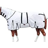 HILASON Horse Fly Sheet UV Protect Breathable Mesh Bug Mosquito Spring | Summer Horse Rug | Fly Rug