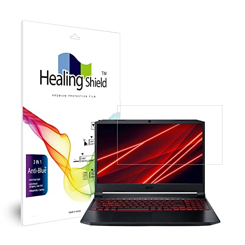 Muellery Healingshield �X�L���V�[���t���ی�t�B���� Screen Protector Eye Protection Anti UV Blue Ray Film Compatible with Acer Nitro 5 AN515-5