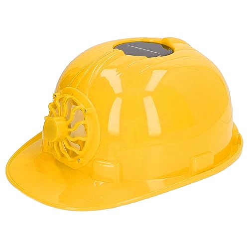 Capacete Com Ventilador Solar, Geração Eficiente de Energia Solar Boné Rígido Solar Leve, Ventilado
