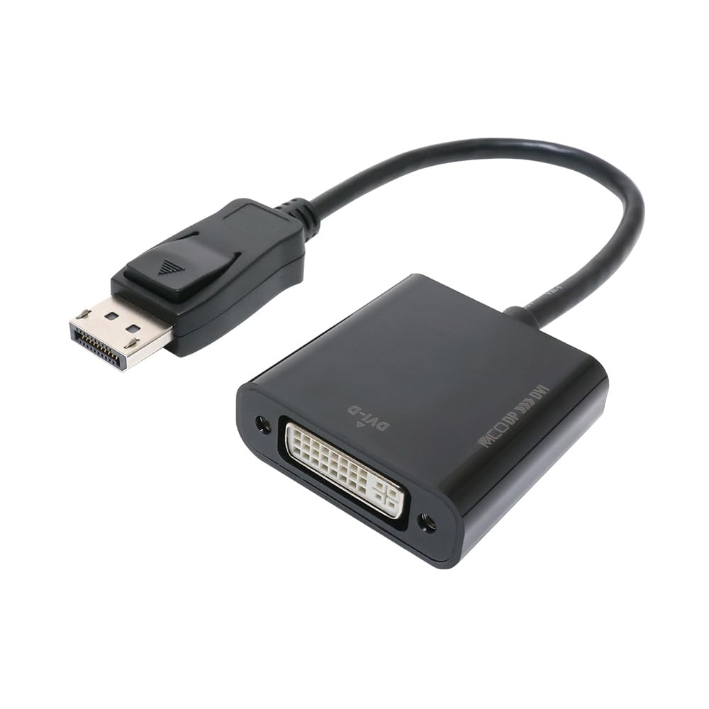 DP to DIV Adapter アダプター 1080P高解像度 ブラック Amazon.co.jp: 【スモールラボ】DisplayPortオス→D-SUBメス