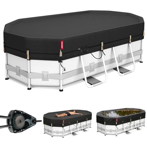 QH.Home Bâche d'hiver Ovale pour Piscine Ovale...