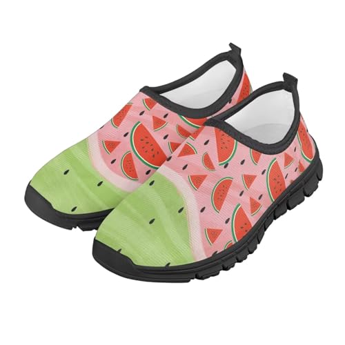 Slip On Walking Kids Sneakers Casual Loafers Non Slip Shoes Low Top Breathable Mesh Hiking Shoes Toddlers Black US 11-152