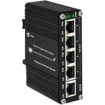 Mini Industrial Gigabit PoE Extender - 30W 10/100/1000Mbps One Input Four Output PoE Repeater, Din Rail & Wall Mount PoE Booster Compliant with IEEE 802.3at/af -40C+75C