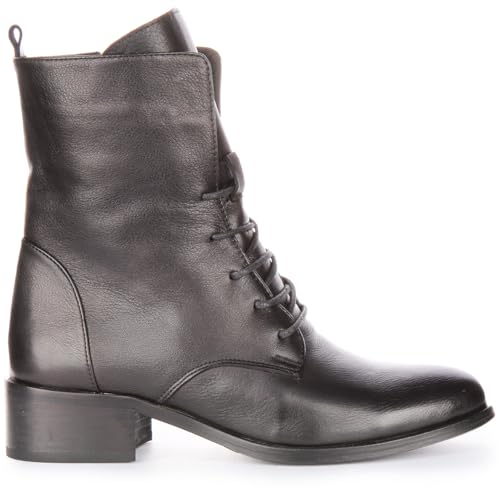 Clair Women's Lace Up Leather Low Heel Ankle Boot2