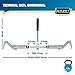 HAZET Beam Puller 1774-1 I Clamping Stroke: 4.53 Inches, Total Width: 17.32 Inches, Ratchet Length: 10.83 Inches, Trapezoidal Thread TR 16 X 5 I For Clamping, Pulling and Compressing Timber