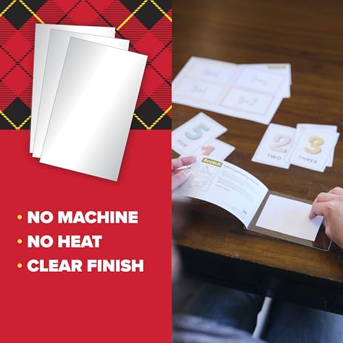 Scotch Self Seal Laminating Pouches 3 x 5 Index Card Size, 25-Pack - image 3