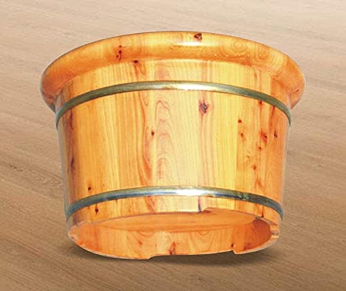 Spa de pies de madera con efecto masaje 26cm alto miniatura 4