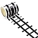 Roule de chemin de fer Washi Tape Traffic routier Décoratifs Rubans de masquage Rubans Rubans Runway Ruban adhésif pour voitures de jouets, ruban lava