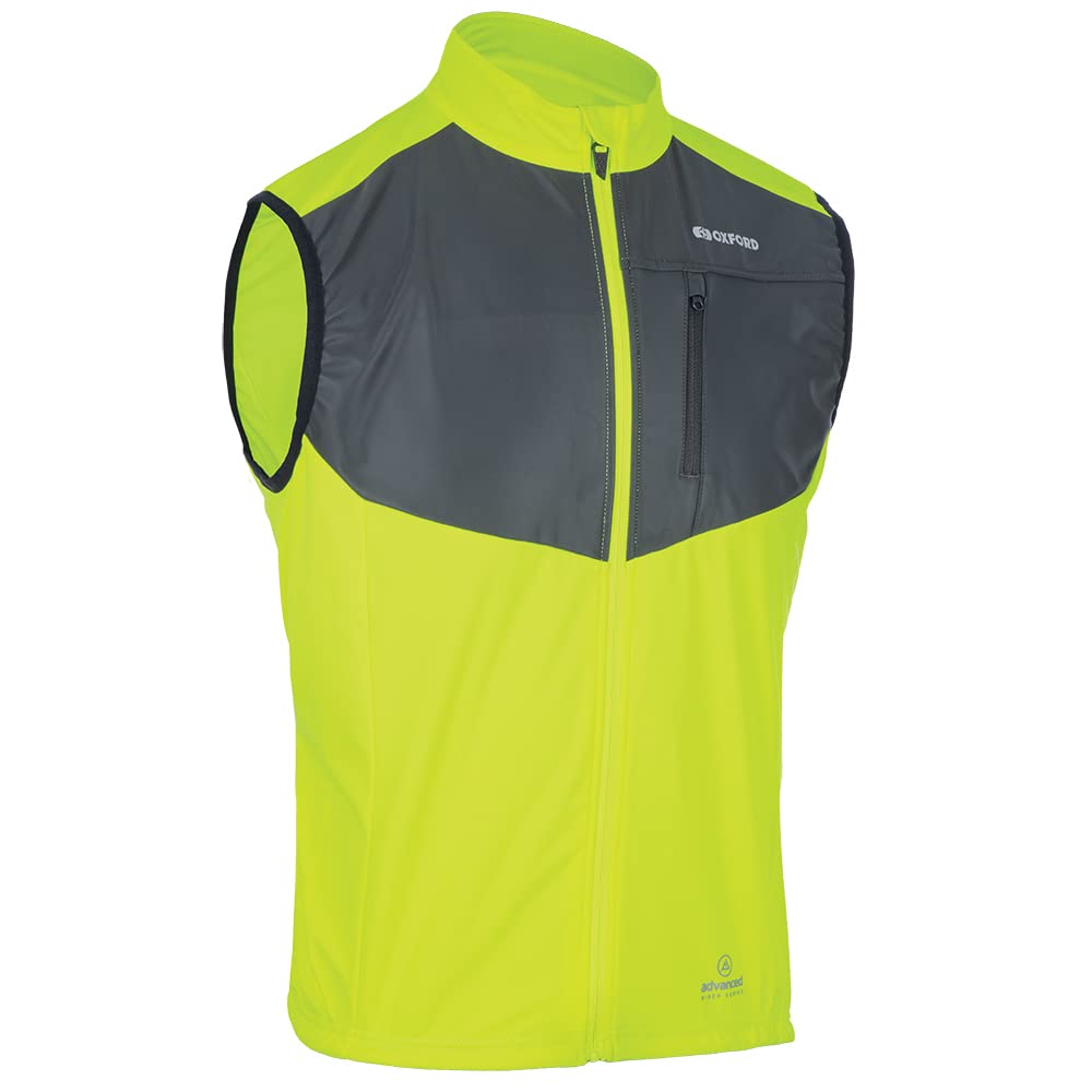 Oxford Products Venture Cycling Gilet, Fluo, Extra Large