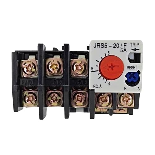 Relé térmico JRS5-20/F de 9-13A para protección de motor contra sobrecarga de corriente