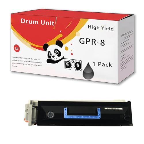 GPR-8 Drum Unit Compatible for Canon GPR8 C-EXV5 IR155 IR165 IR200 IR1600 IR1600n IR1610 IR1610f IR2000 IR2010f Printers, Easy Installation Good Partner at Work (Black)