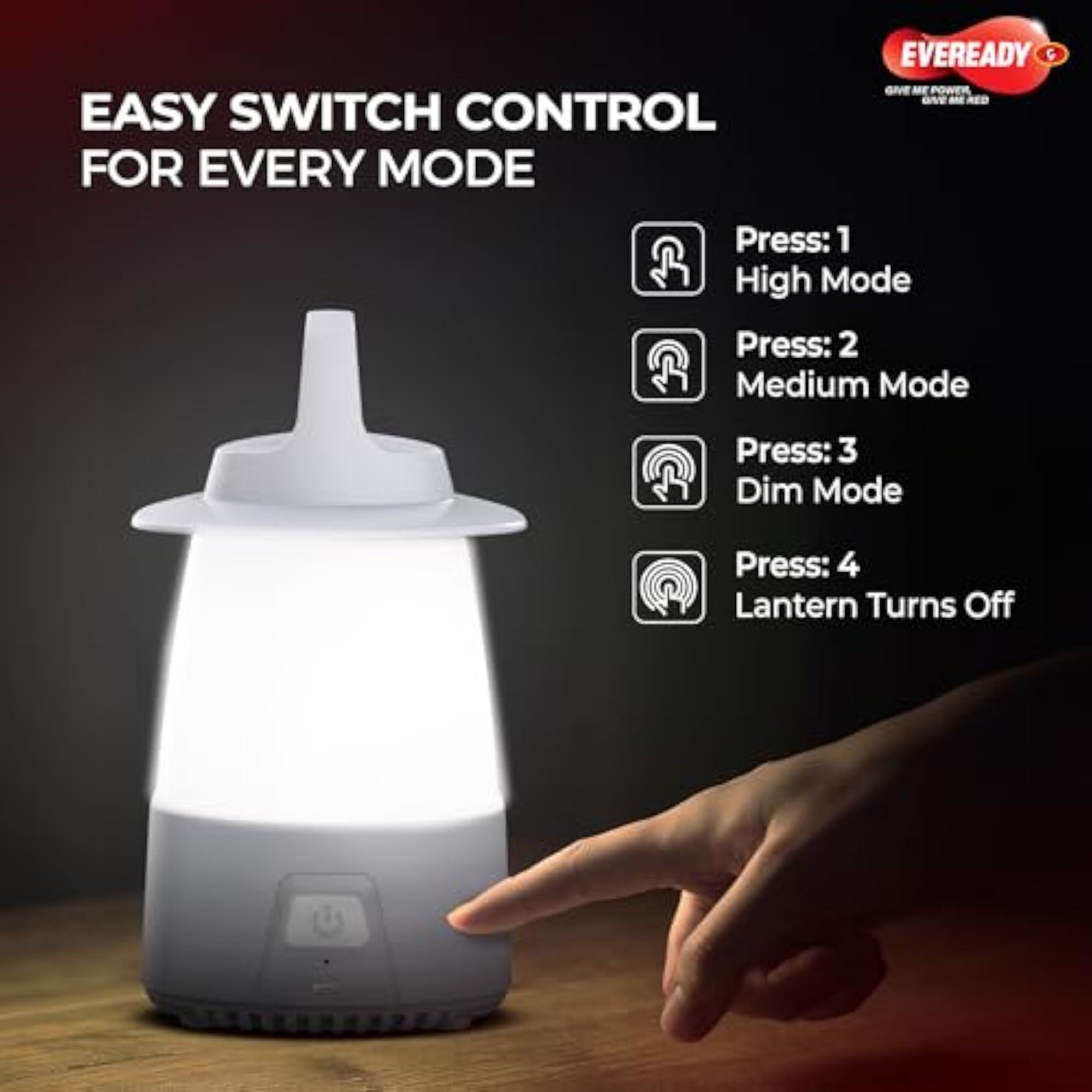 25W Rechargeable Emergency Lantern for Outdoor Use
